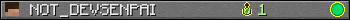 NOT_DEVSENPAI userbar 350x20