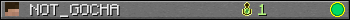 NOT_GOCHA userbar 350x20