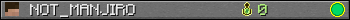 NOT_MANJIRO userbar 350x20