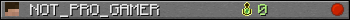 NOT_PRO_GAMER userbar 350x20