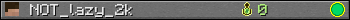 Benutzerleisten 350x20 für NOT_lazy_2k