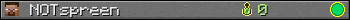 NOTspreen userbar 350x20