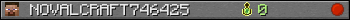 NOVALCRAFT746425 userbar 350x20