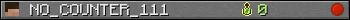 NO_COUNTER_111 userbar 350x20