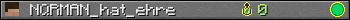 NQRMAN_hat_ehre userbar 350x20