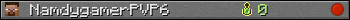 NamdygamerPVP6 userbar 350x20