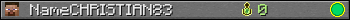 NameCHRISTIAN83 userbar 350x20