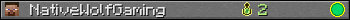 NativeWolfGaming userbar 350x20