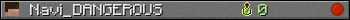 Navi_DANGEROUS userbar 350x20