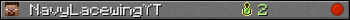 NavyLacewingYT userbar 350x20