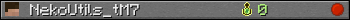 NekoUtils_tM7 userbar 350x20