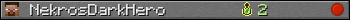 NekrosDarkHero userbar 350x20