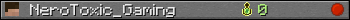 NeroToxic_Gaming userbar 350x20