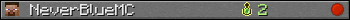 NeverBlueMC userbar 350x20