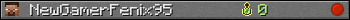 NewGamerFenix95 userbar 350x20