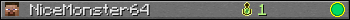 NiceMonster64 userbar 350x20