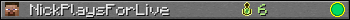 NickPlaysForLive userbar 350x20