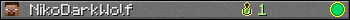 NikoDarkWolf userbar 350x20