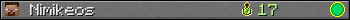 Nimikeos userbar 350x20