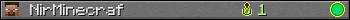 NirMinecraf userbar 350x20