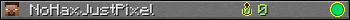 NoHaxJustPixel userbar 350x20