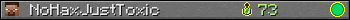 NoHaxJustToxic userbar 350x20