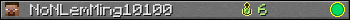 NoNLemMing10100 userbar 350x20