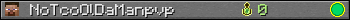 NoTcoOlDaManpvp userbar 350x20