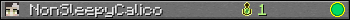 NonSleepyCalico userbar 350x20