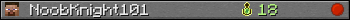 NoobKnight101 userbar 350x20