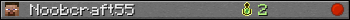 Noobcraft55 userbar 350x20