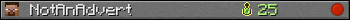 NotAnAdvert userbar 350x20