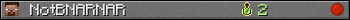 NotBNARNAR userbar 350x20