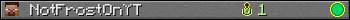 NotFrostOnYT userbar 350x20