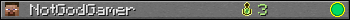 NotGodGamer userbar 350x20