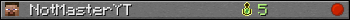 NotMasterYT userbar 350x20