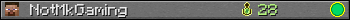 NotMkGaming userbar 350x20