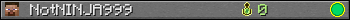 NotNINJA999 userbar 350x20