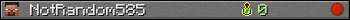 NotRandom585 userbar 350x20