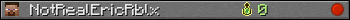 NotRealEricRblx userbar 350x20