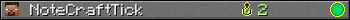 NoteCraftTick userbar 350x20