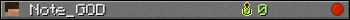 Note_GOD userbar 350x20