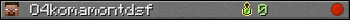 O4komamontdsf userbar 350x20