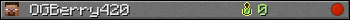 OGBerry420 userbar 350x20