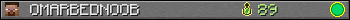 OMARBEDNOOB userbar 350x20