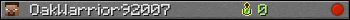 OakWarrior92007 userbar 350x20