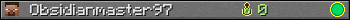 Obsidianmaster97 userbar 350x20