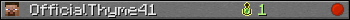 OfficialThyme41 userbar 350x20