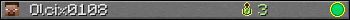 Benutzerleisten 350x20 für Olcix0108