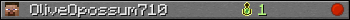 OliveOpossum710 userbar 350x20